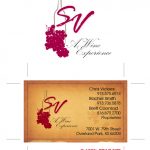 Logo Design Pack with Business Card Design for SV Wine